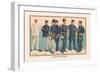 U.S. Navy Uniforms 1899-Werner-Framed Art Print