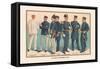 U.S. Navy Uniforms 1899-Werner-Framed Stretched Canvas