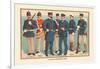 U.S. Navy Uniforms 1899-Werner-Framed Art Print