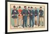 U.S. Navy Uniforms 1899-Werner-Framed Art Print