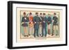 U.S. Navy Uniforms 1899-Werner-Framed Premium Giclee Print