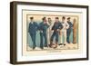 U.S. Navy Uniforms 1899-Werner-Framed Art Print