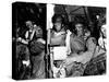 U.S. Paratroopers with Blackened Faces in a C-47 Transport Aircraft on D-Day-null-Stretched Canvas