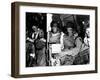 U.S. Paratroopers with Blackened Faces in a C-47 Transport Aircraft on D-Day-null-Framed Photo