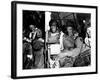 U.S. Paratroopers with Blackened Faces in a C-47 Transport Aircraft on D-Day-null-Framed Photo