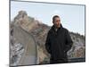 U.S. President Barack Obama Tours the Great Wall in Badaling, China-null-Mounted Premium Photographic Print