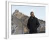 U.S. President Barack Obama Tours the Great Wall in Badaling, China-null-Framed Photographic Print