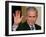 U.S. President George W. Bush Waves at the Audience-null-Framed Photographic Print