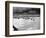 U.S. Reinforcements Wade Through the Surf as They Land at Normandy-null-Framed Photographic Print