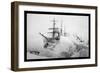 U.S. Rescue Cutter Bear and the S.S. Corwin-null-Framed Art Print
