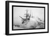 U.S. Rescue Cutter Bear and the S.S. Corwin-null-Framed Art Print