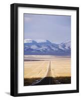 U.S. Route 50, the Loneliest Road in America, Nevada, USA-Kober Christian-Framed Photographic Print