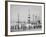 U.S.S. Brooklyn, Marine Guard Signal Drill-null-Framed Photo