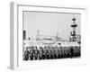 U.S.S. Brooklyn, Marine Guard-null-Framed Photo