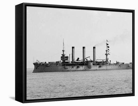 U.S.S. Brooklyn-null-Framed Stretched Canvas