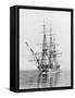 U.S.S. Constitution Sailing-null-Framed Stretched Canvas