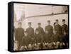 U.S.S. Indiana, Group of Marines-null-Framed Stretched Canvas