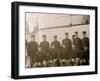 U.S.S. Indiana, Group of Marines-null-Framed Photo