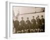 U.S.S. Indiana, Group of Marines-null-Framed Photo