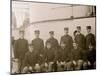 U.S.S. Indiana, Group of Marines-null-Mounted Photo