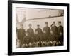 U.S.S. Indiana, Group of Marines-null-Framed Photo