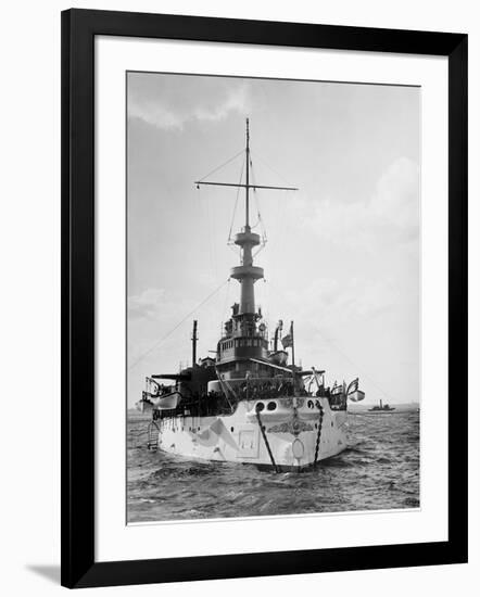 U.S.S. Indiana-null-Framed Art Print