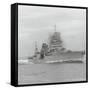 U.S.S. Indianapolis Sailing-null-Framed Stretched Canvas