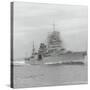 U.S.S. Indianapolis Sailing-null-Stretched Canvas