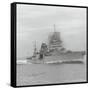 U.S.S. Indianapolis Sailing-null-Framed Stretched Canvas