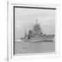 U.S.S. Indianapolis Sailing-null-Framed Photographic Print