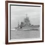 U.S.S. Indianapolis Sailing-null-Framed Photographic Print