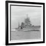 U.S.S. Indianapolis Sailing-null-Framed Photographic Print