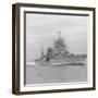 U.S.S. Indianapolis Sailing-null-Framed Photographic Print