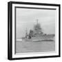 U.S.S. Indianapolis Sailing-null-Framed Photographic Print