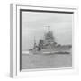 U.S.S. Indianapolis Sailing-null-Framed Photographic Print