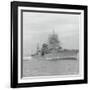 U.S.S. Indianapolis Sailing-null-Framed Photographic Print