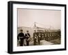 U.S.S. Iowa, Marine Guard-null-Framed Photo