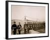 U.S.S. Iowa, Marine Guard-null-Framed Photo