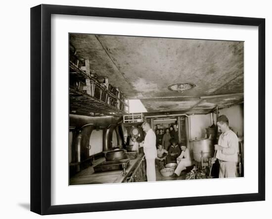 U.S.S. Iowa, the Galley-null-Framed Photo