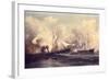 U.S.S. Kearsarge Sinking the Alabama, 19th June 1864-Xanthus Russell Smith-Framed Giclee Print