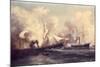 U.S.S. Kearsarge Sinking the Alabama, 19th June 1864-Xanthus Russell Smith-Mounted Giclee Print