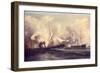 U.S.S. Kearsarge Sinking the Alabama, 19th June 1864-Xanthus Russell Smith-Framed Giclee Print