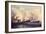 U.S.S. Kearsarge Sinking the Alabama, 19th June 1864-Xanthus Russell Smith-Framed Giclee Print