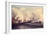 U.S.S. Kearsarge Sinking the Alabama, 19th June 1864-Xanthus Russell Smith-Framed Giclee Print