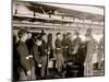 U.S.S. Massachusetts, 6 Inch Gun and Crew-null-Mounted Photo