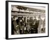 U.S.S. Massachusetts, 6 Inch Gun and Crew-null-Framed Photo