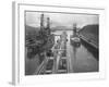 U. S. S. Missouri and U. S. S. Ohio at the Panama Canal-null-Framed Photographic Print