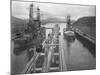 U. S. S. Missouri and U. S. S. Ohio at the Panama Canal-null-Mounted Photographic Print