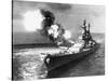 U.S.S. Missouri Firing its Guns-null-Stretched Canvas