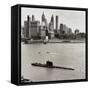 U.S.S. Nautilus Floating in New York Harbor-null-Framed Stretched Canvas